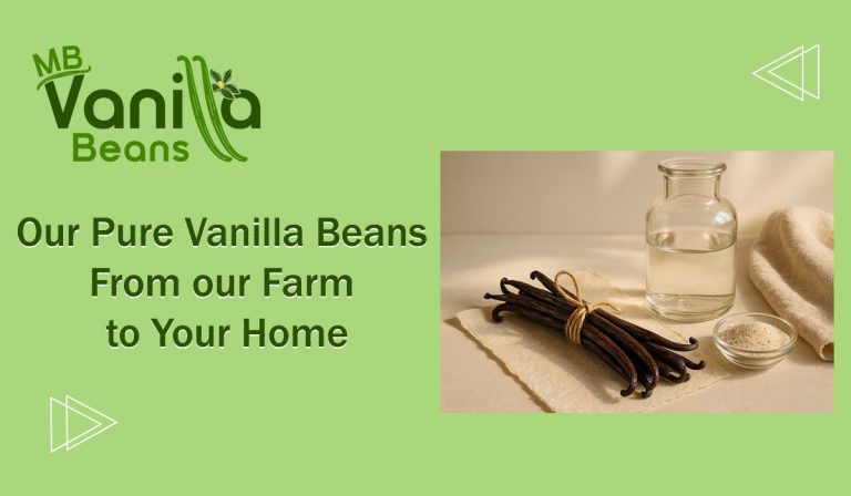 Our Pure Vanilla Beans From our Farm to Your Door